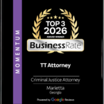 Top 3 Criminal Justice Lawyer 2026 award plaque